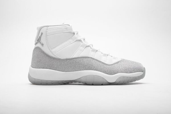 AR0715-100 WMNS Air Jordan 11 Retro White Metallic Silver - Image 2