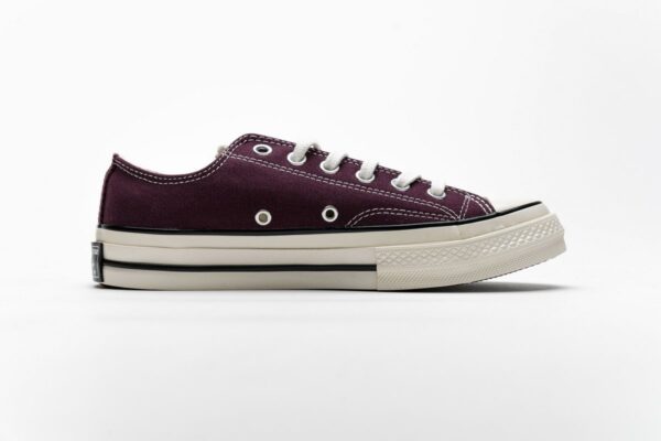 162059C Converse Chuck 70 OX Dark Burgundy Black Egret - Image 8