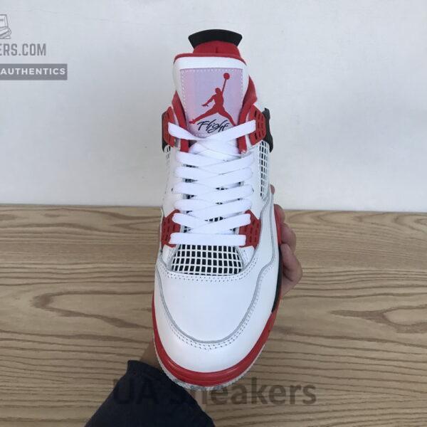 308497-110 Air Jordan 4 Retro Fire Red - Image 6