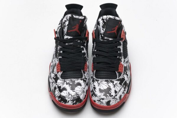BQ0897-006 Air Jordan 4 Retro Singles Day Tattoo - Image 4
