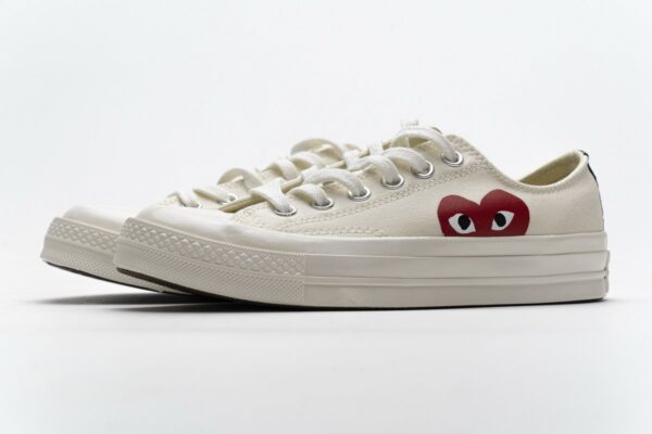 150207C CDG Play x Converse Chuck Taylor All Star 70 OX - Image 6