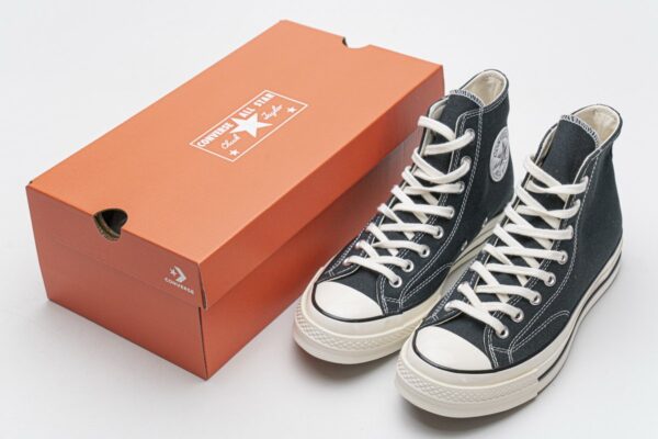 162050C Converse Chuck 70 HI Black Egret - Image 3