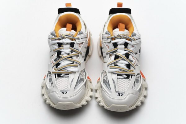 542436 W1GB7 9059 Balenciaga Tess S.White Orange - Image 4