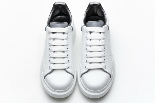 462214 WHGP7 9001 Alexander McQueen Sneaker All White - Image 4