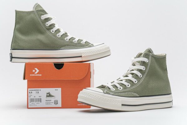 162052C Converse Chuck 70 HI Field Surplus Black Egret - Image 2