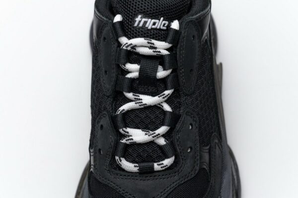 541624 W09O1 1000 Balenciaga Triple S Black - Image 9
