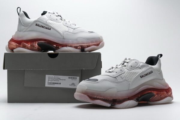0625 W09O1 Balenciaga Triple S Milk White Black - Image 3