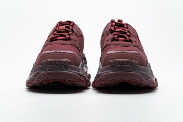 541624 W09E1 1628 Balenciaga Triple S Red Wine - Image 5