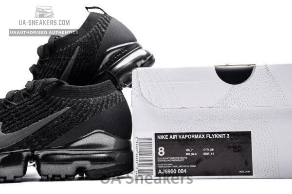 Nike Air Vapormax Flyknit 3 All Black AJ6900-004 - Image 7