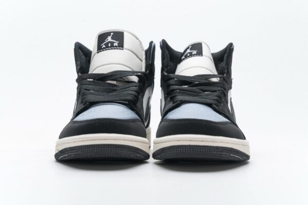 852542-011 Air Jordan 1 Mid SE “Satin Grey” - Image 5