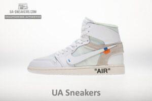 OFF WHITE X Air Jordan 1 AQ0818-100 White