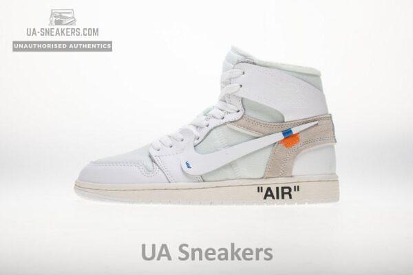 OFF WHITE X Air Jordan 1 AQ0818-100 White
