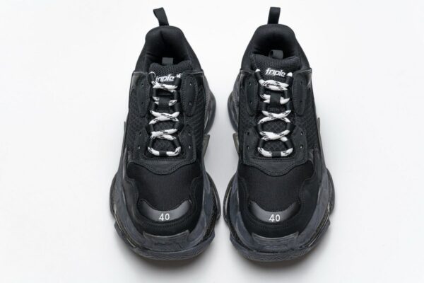 541624 W09O1 1000 Balenciaga Triple S Black - Image 6