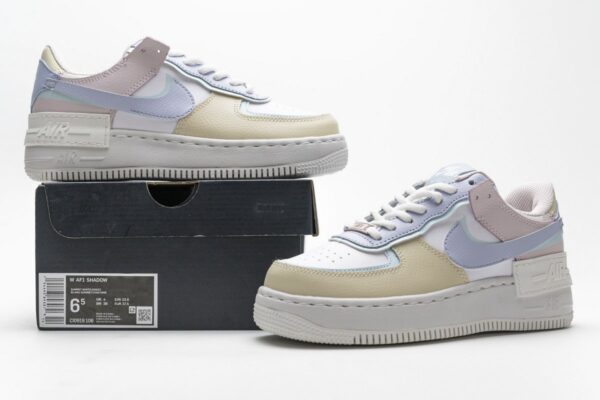 CI0919-106 Womens Air Force 1 Shadow White Ghost - Image 2