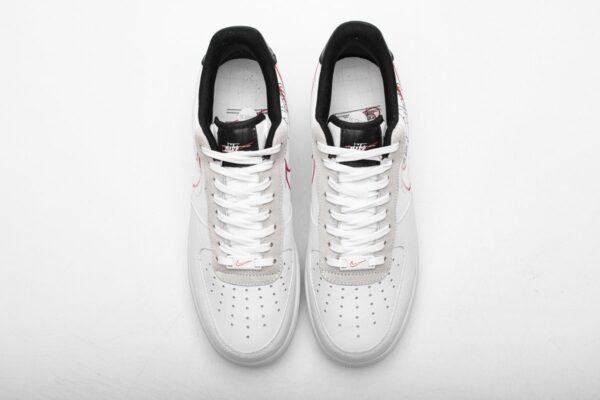 CK9257-100 Nike Air Force 1 '07 LV8 White Black Pure Platinum - Image 7