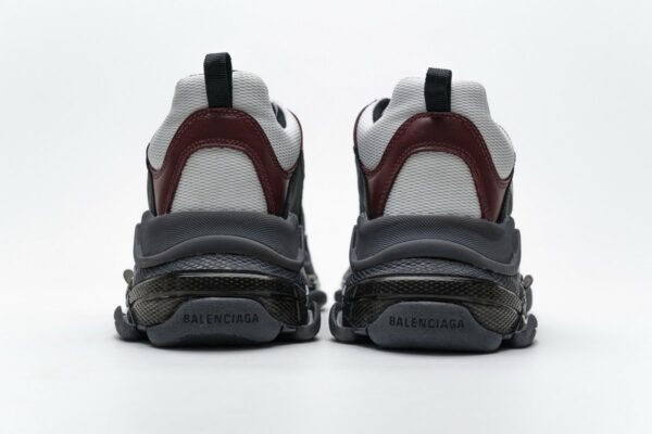 541624 W09O1 2268 Balenciaga Triple S Black Brown Red - Image 7