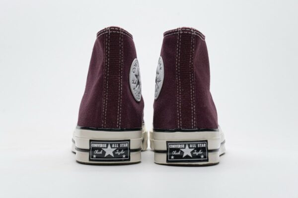 162051C Converse Chuck 70 HI Dark Burgundy Black Egret - Image 7