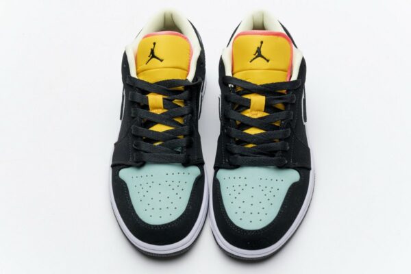 CK3022-013 Air Jordan 1 Low SE Pink Orange Blue - Image 4