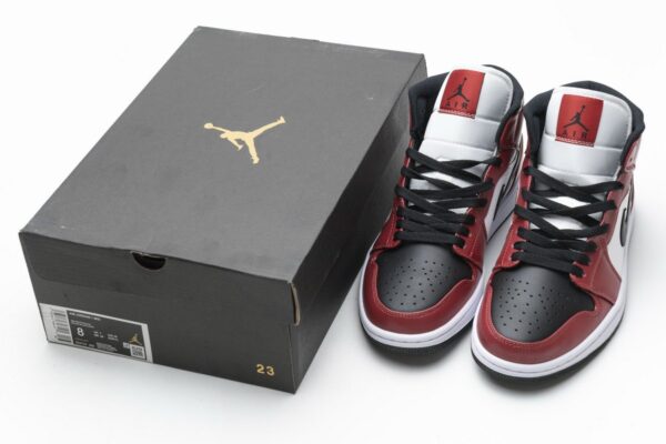 554725-069 Air Jordan 1 Mid Gym Red - Image 4