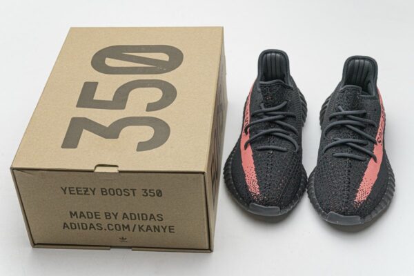 BY9612 adidas Yeezy Boost 350 V2 “Core Black Red” - Image 4