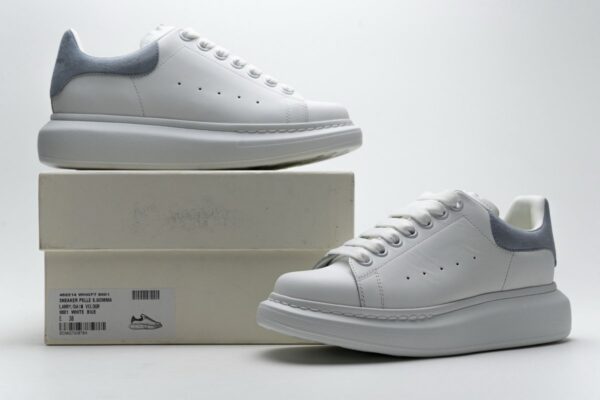 462214 WHGP7 9001 Alexander McQueen Sneaker White Blue - Image 2
