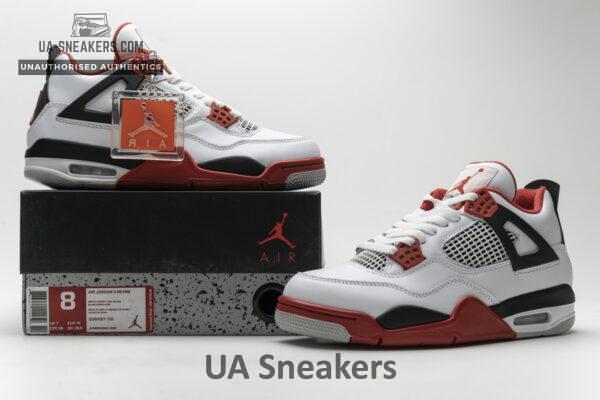 308497-110 Air Jordan 4 Retro Fire Red - Image 4
