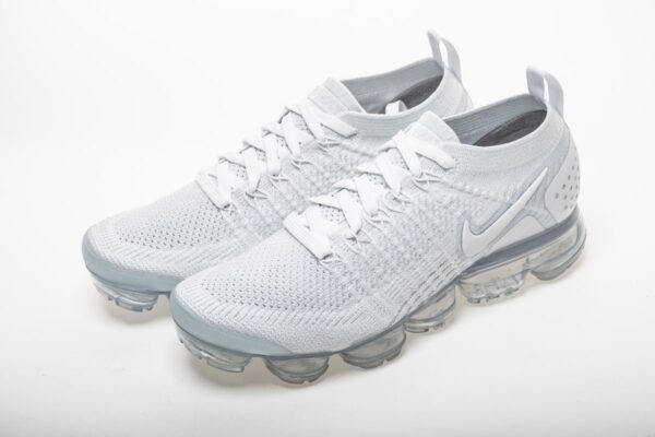 942842-100 Nike Air VaporMax 2.0 White Platinum - Image 6