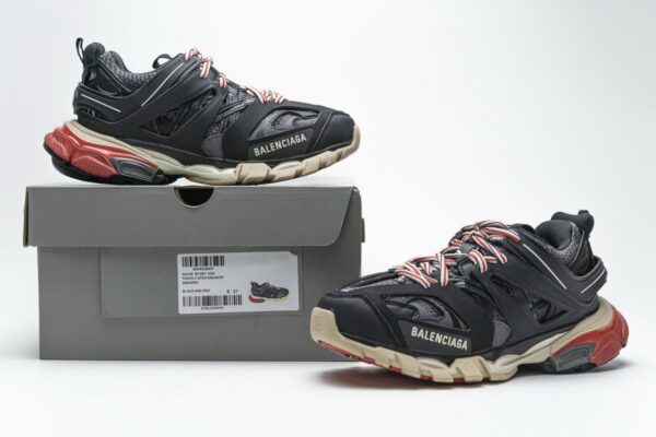 542436 W1GB1 1000 Balenciaga Tess S.Black Red - Image 2