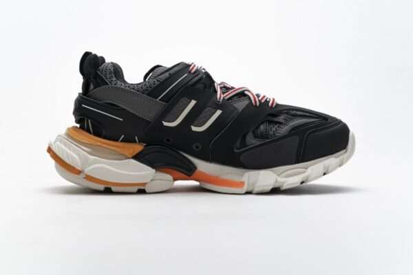 542436 W1GB7 2019 Balenciaga Tess S.Black White Orange - Image 8