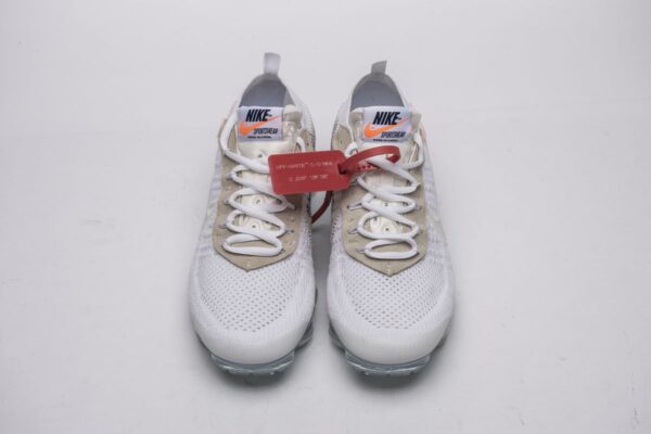 2018 1.0 AA3831-100 Off White x Nike Air VaporMax 2018 'All White' - Image 2