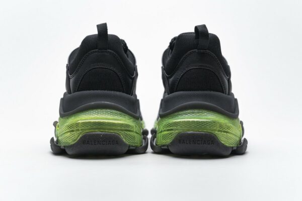 541624 W09O1 2140 Balenciaga Triple S Black Green - Image 7