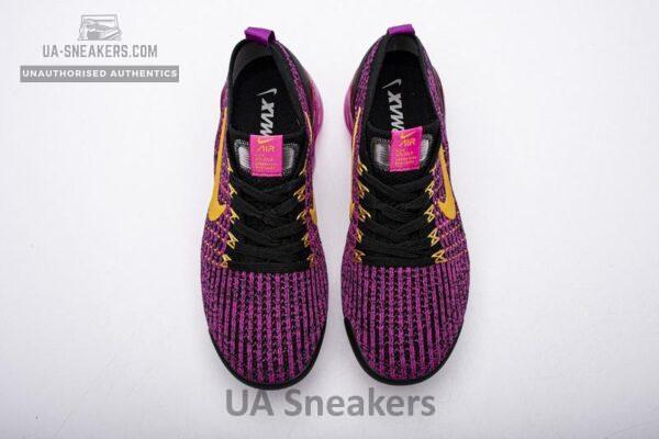Nike Air VaporMax Flyknit 3.0 2019 Fuchsia Orange Black AJ6910-600 - Image 4