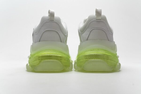 544351 W09E1 1331 Balenciaga Triple S White Green - Image 8