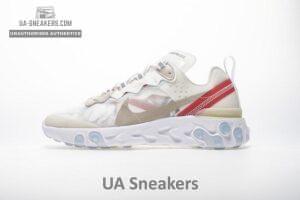 Nike React Element 87 “White Red” AQ1090-100