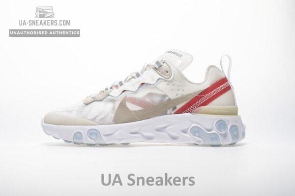 Nike React Element 87 “White Red” AQ1090-100