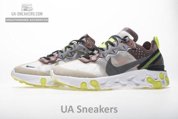 Nike React Element 87 “Brown green” AQ1090-002 - Image 2