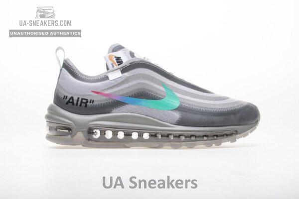 OFF WHITE X Nike Air Max 97 “Wolf Grey Menta” AJ4585-012 - Image 11