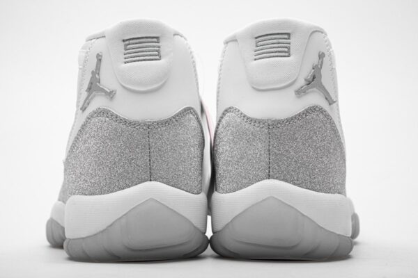 AR0715-100 WMNS Air Jordan 11 Retro White Metallic Silver - Image 5