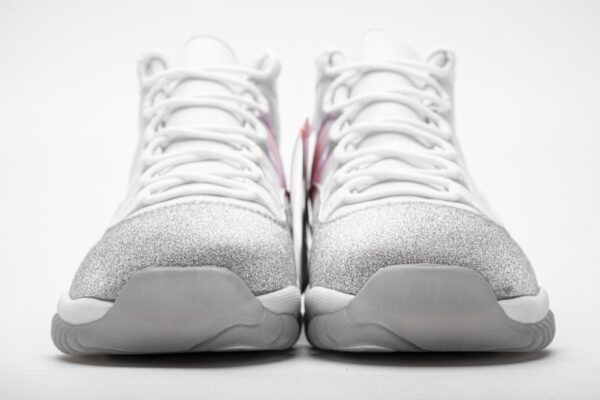 AR0715-100 WMNS Air Jordan 11 Retro White Metallic Silver - Image 7