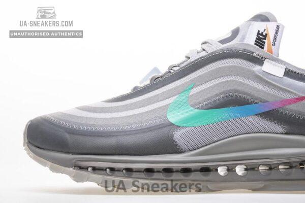 OFF WHITE X Nike Air Max 97 “Wolf Grey Menta” AJ4585-012 - Image 7