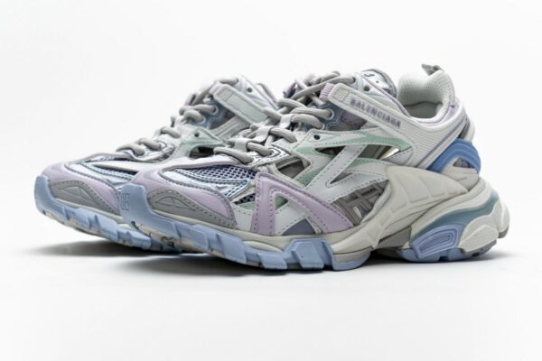 568615 W2GN3 9045 Blenciaga Track 2 Sneaker White Light Blue - Image 6