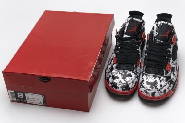 BQ0897-006 Air Jordan 4 Retro Singles Day Tattoo - Image 3