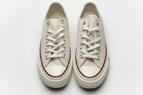 162062C Converse Chuck 70 OX Parchment Garnet Egret - Image 2