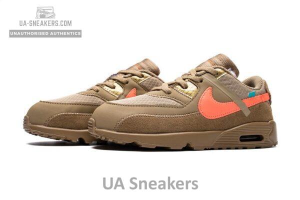 OFF-WHITE x Nike Air Max 90 BT“Desert Ore”BV0852-200 - Image 6