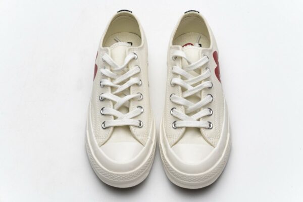 150207C CDG Play x Converse Chuck Taylor All Star 70 OX - Image 4