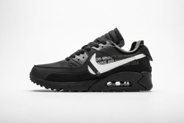 AA7293-001 Off-White x Nike Air Max 90 “All Black” - Image 2