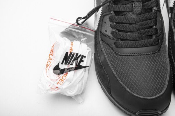 AA7293-001 Off-White x Nike Air Max 90 “All Black” - Image 10