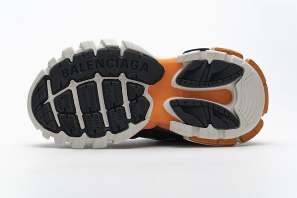 542436 W1GB7 2019 Balenciaga Tess S.Black White Orange - Image 9
