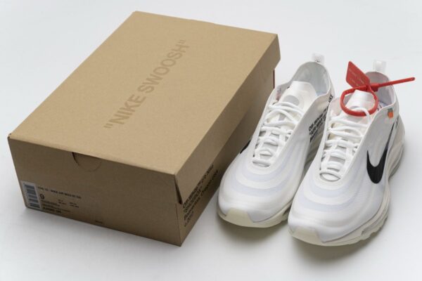 AJ4585-100 Off-White x Nike Air Max 97 All White - Image 4