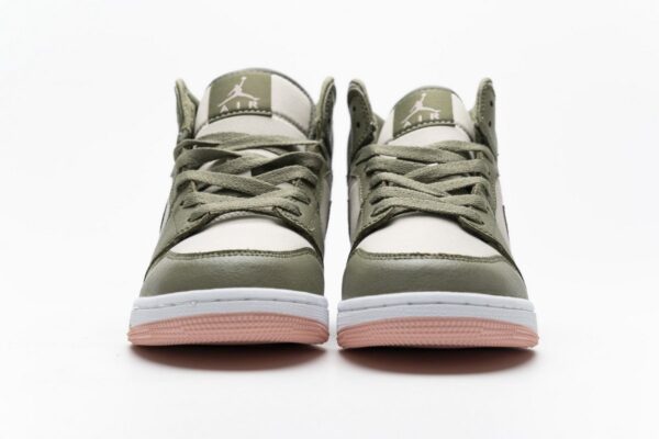 555112-225 Air Jordan 1 Mid GS Trooper Bleached Coral - Image 5